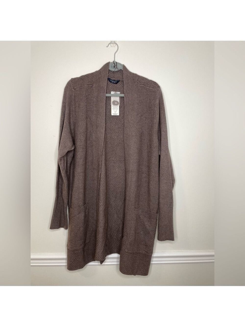 NWT Denver Hays Novelty Stitch Open Waffle Cardigan XXL - Picture 2 of 12